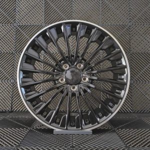 Jante Pesa Wheels PW2898 19×8 ET36 5×112 – Gloss Black Machined Lip - Image 2