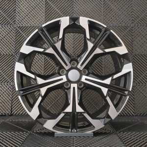 Alternative view of Jante Pesa Wheels PW7303 19×8 ET27 5×112 – Black Machined Face