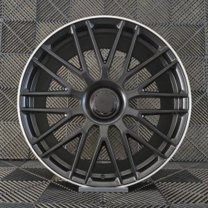 Jante Pesa Wheels PW5753 22×9,5 ET45 5×112 – Matt Black Machined Lip - Image 2