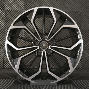 Jante Pesa Wheels PW2017 18×8 ET40 5×108 – Black Machined Face - Image 2