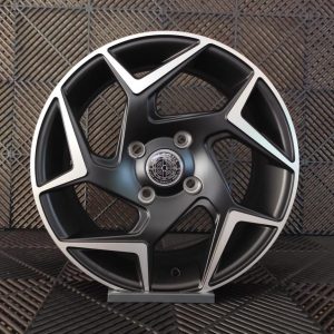 Jante Pesa Wheels PW6535 16×6,5 ET40 4×108 – Matt Black Machined Face - Image 2