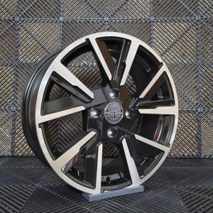 Jante Pesa Wheels PW1682 16×6,5 ET20 4×108 – Black Machined Face - Image 2