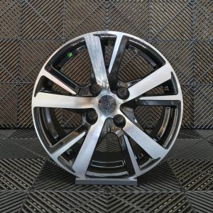 Jante Pesa Wheels PW9728 15×6 ET20 4×108 – Black Machined Face - Image 2