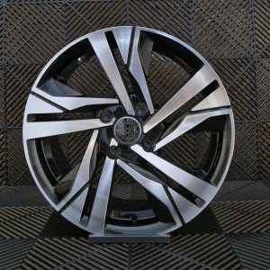 Jante Pesa Wheels PW7203 16×7 ET25 4×108 – Black Machined Face - Image 2