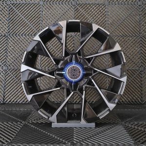 Jante Pesa Wheels PW9448 17×7 ET35 4×100 – Black Machined Face + Black Oil - Image 2