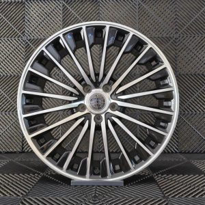 Jante Pesa Wheels PW2178 18×8 ET40 5×112 – Black Machined Face - Image 2