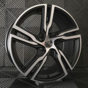 Jante Pesa Wheels PW7800 18×8 ET38 5×108 – Matt Black Machined Face