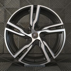 Jante Pesa Wheels PW7800 18×8 ET38 5×108 – Matt Black Machined Face - Image 2