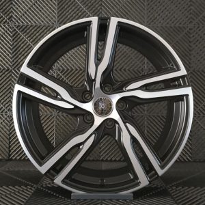 Jante Pesa Wheels PW4579 19×8 ET42 5×108 – Matt Black Machined Face - Image 2