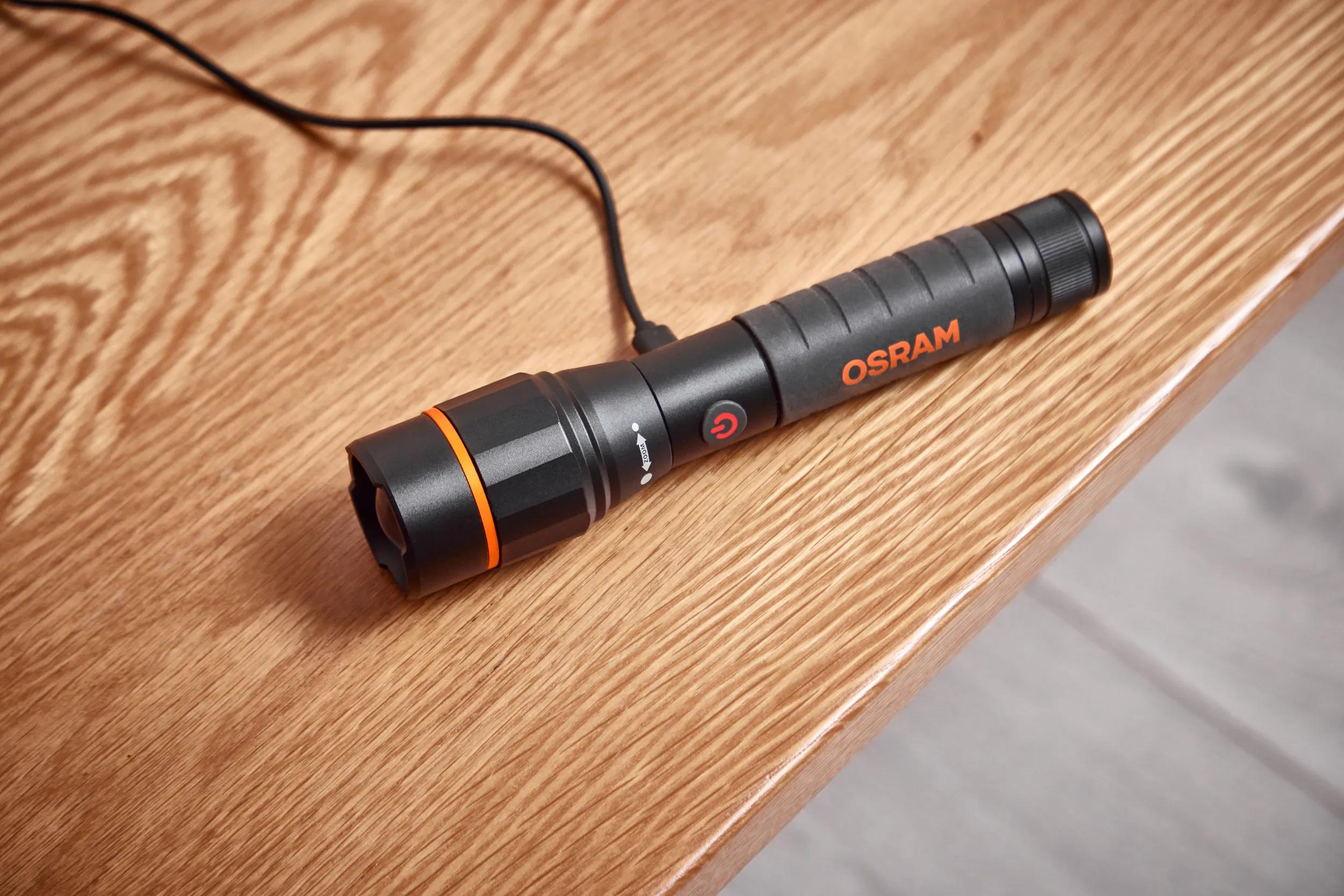Lanterna LED Recarregável OSRAM PRO TORCH 500 com Zoom - Image 4