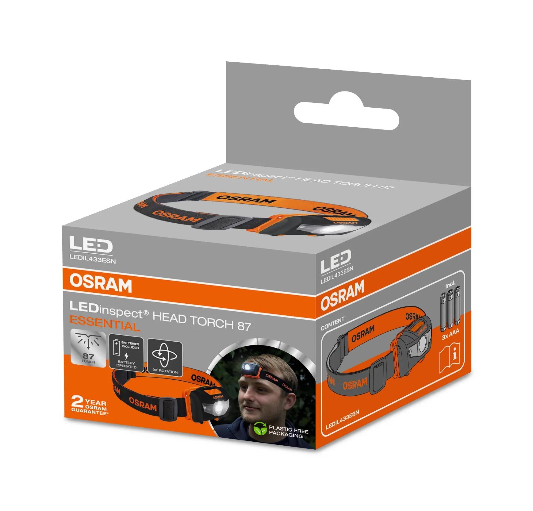Lanterna LED de Cabeça OSRAM HEAD TORCH 87 ESSENTIAL - Image 11