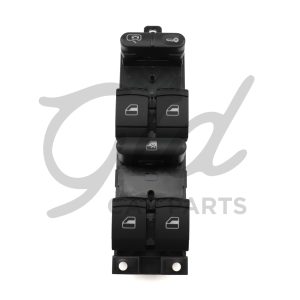 Alternative view of COMUTADOR VIDROS CONDUTOR VOLKSWAGEN GOLF JETTA PASSAT 2003-2018 10 PINOS - 1K4959857D