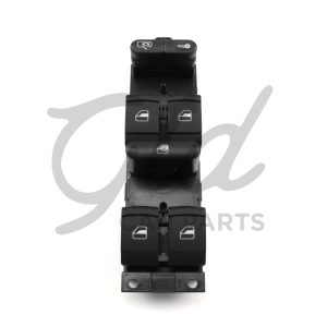 Alternative view of COMUTADOR VIDROS CONDUTOR VOLKSWAGEN GOLF BORA PASSAT 1996-2005 12 PINOS - 1JD 959 857