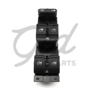 Alternative view of COMUTADOR VIDROS CONDUTOR VOLKSWAGEN GOLF JETTA PASSAT SEAT LEON SKODA FABIA - 1996-2017 - 1GD959857B