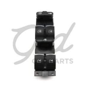 Alternative view of COMUTADOR VIDROS CONDUTOR VOLKSWAGEN BORA GOLF PASSAT SEAT LEON 1997-2006 - 18G959857B