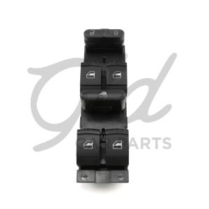 Alternative view of COMUTADOR VIDROS CONDUTOR VOLKSWAGEN BORA GOLF PASSAT SEAT LEON 1997-2006 - 18G959857B 10 PINOS