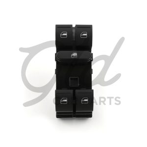 Alternative view of COMUTADOR VIDROS CONDUTOR SKODA FABIA OCTAVIA SUPERB YETI 2004-2015 - 1Z0959857 VERMELHO