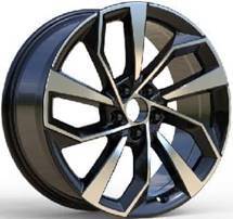 Jante Audi 19x8 ET39 5x112 - Black Polished